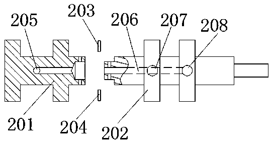 A two-dimensional reversing valve with cover plate cartridge type based on flexible hinge type compression torsion coupling