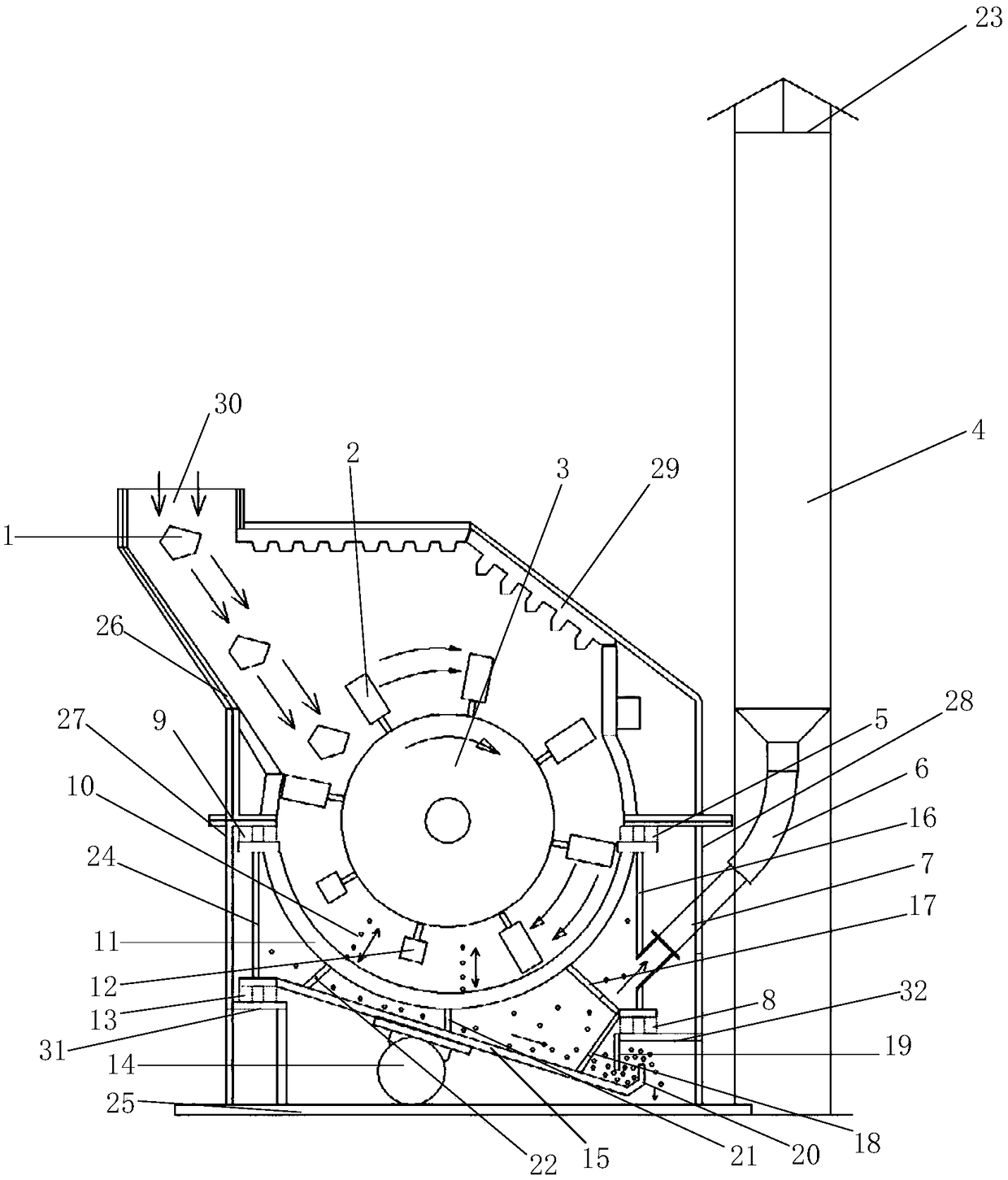 Environment-friendly sand making machine