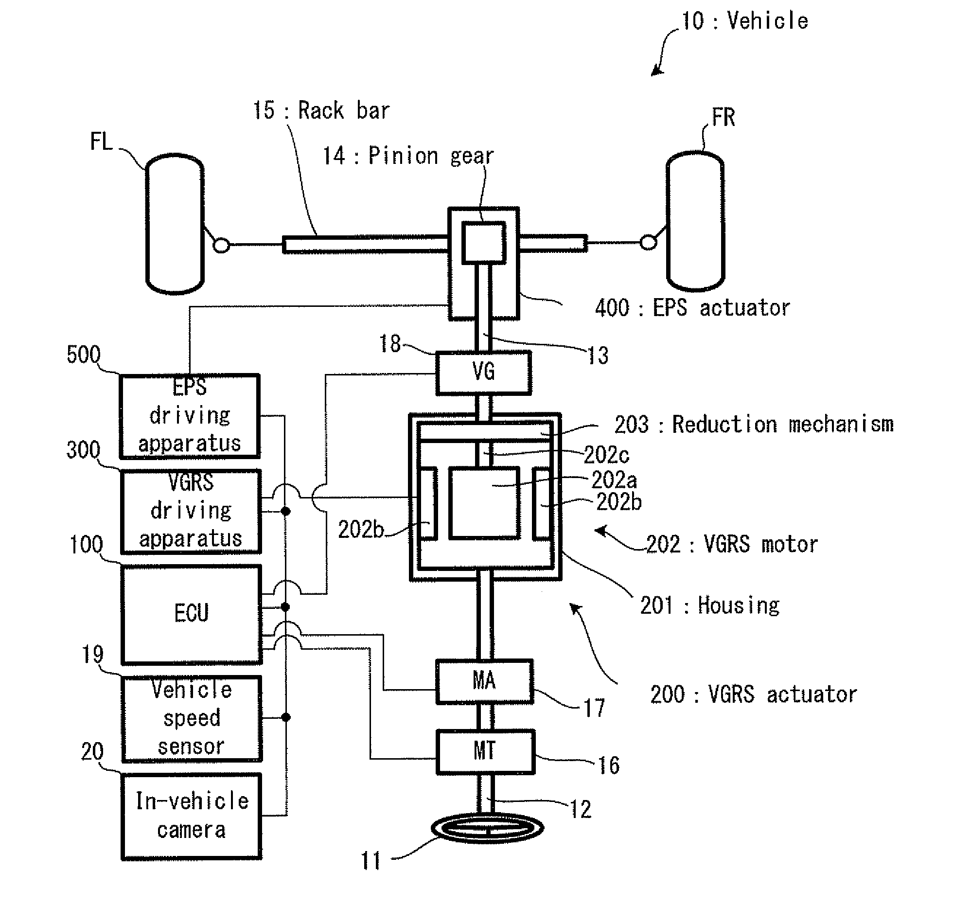 Driving support apparatus of vehicle