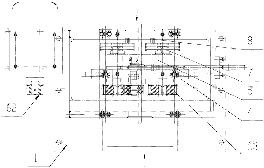 Aluminum alloy rod peeling and scrap breaking device