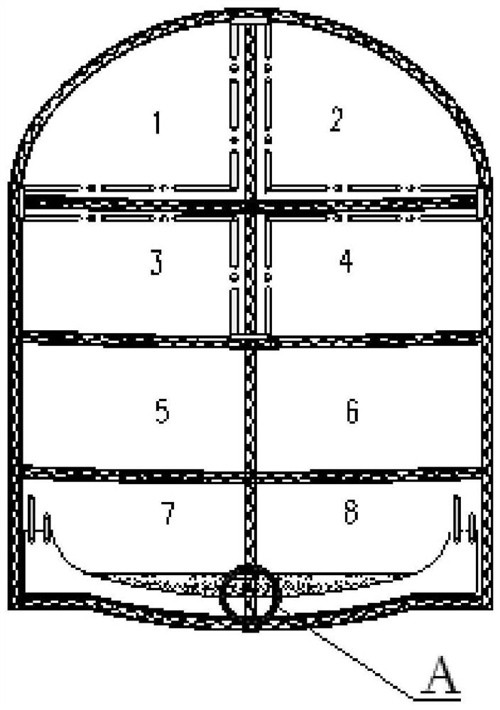 Construction method of complex overlapping tunnels in urban rail transit