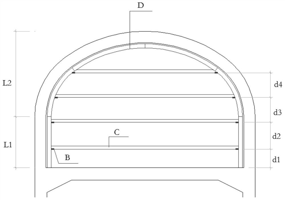 Construction method of complex overlapping tunnels in urban rail transit