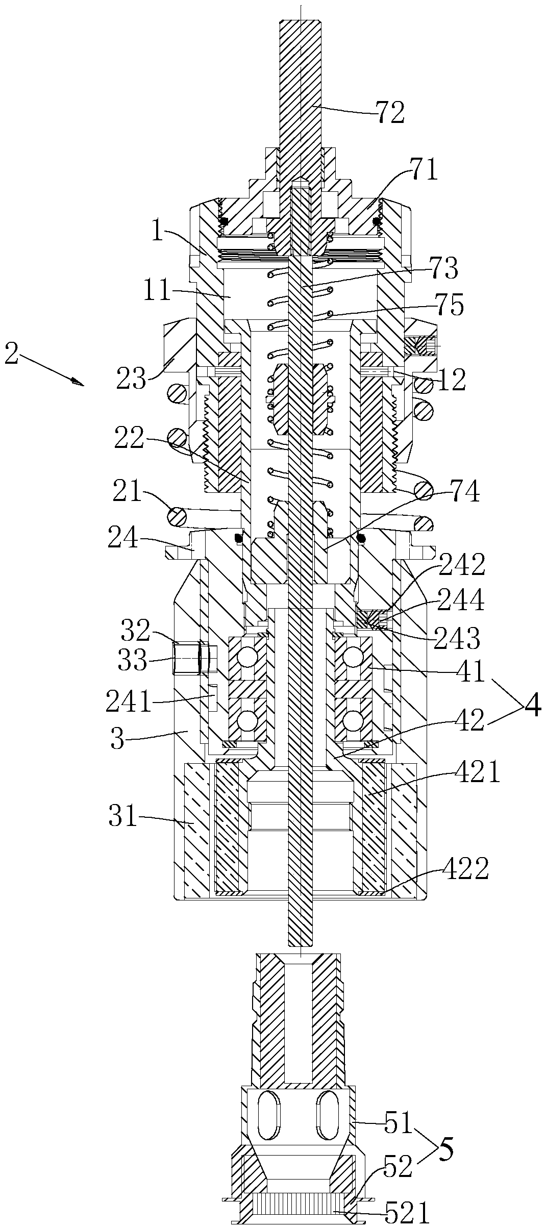 Capping head assembly with constant torsion