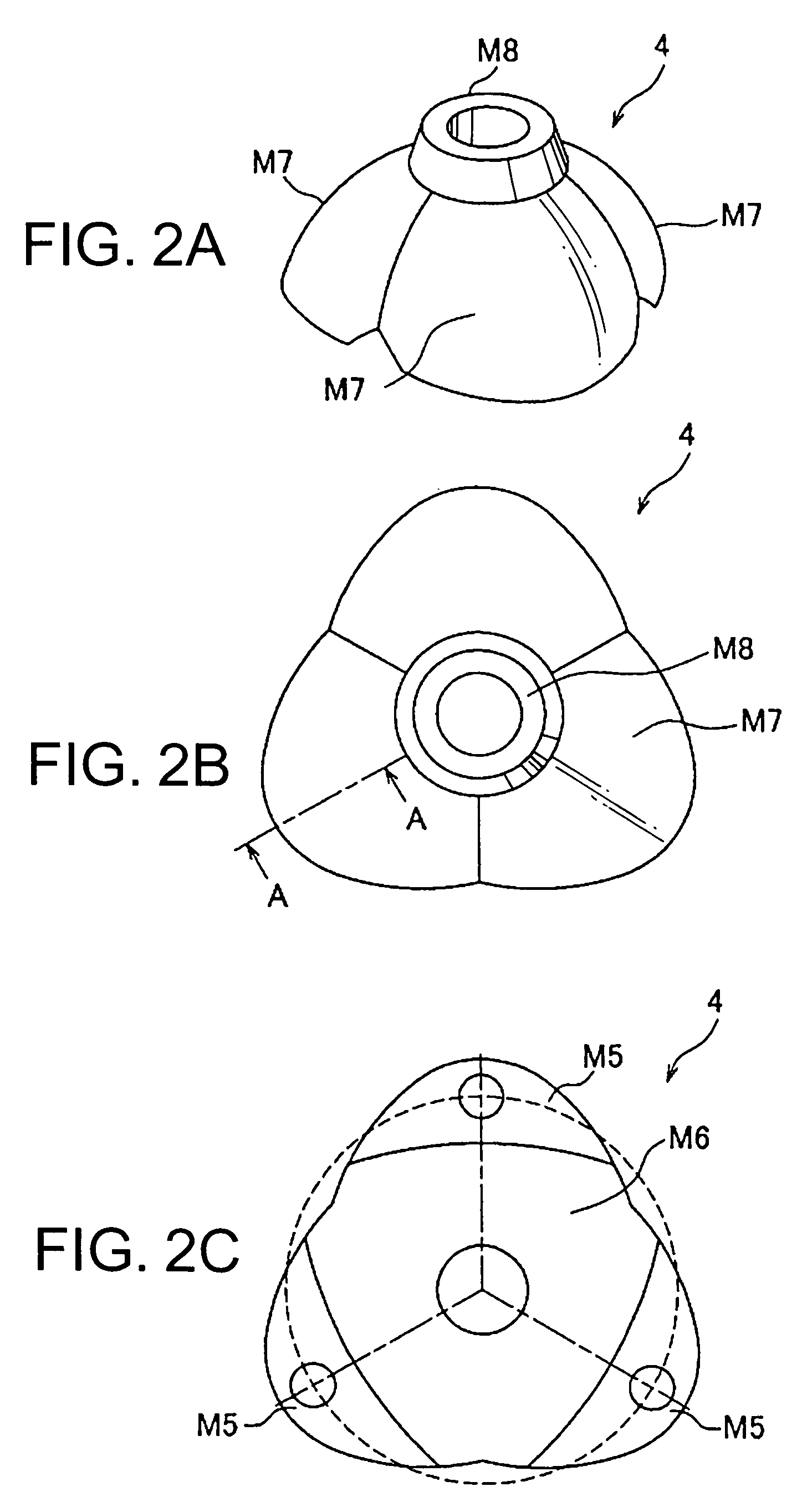 Illumination device for an indicating needle