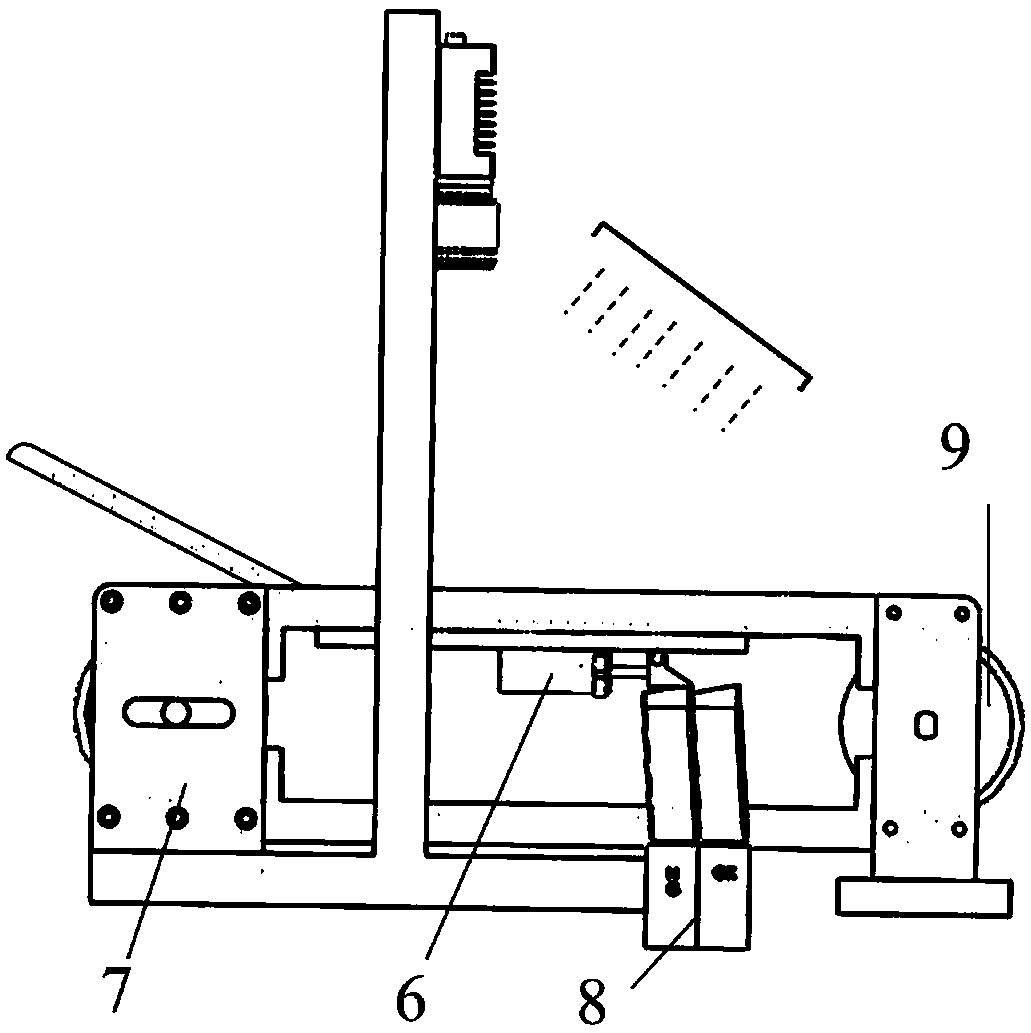 Detection device of excircular surface defect of tapered roller