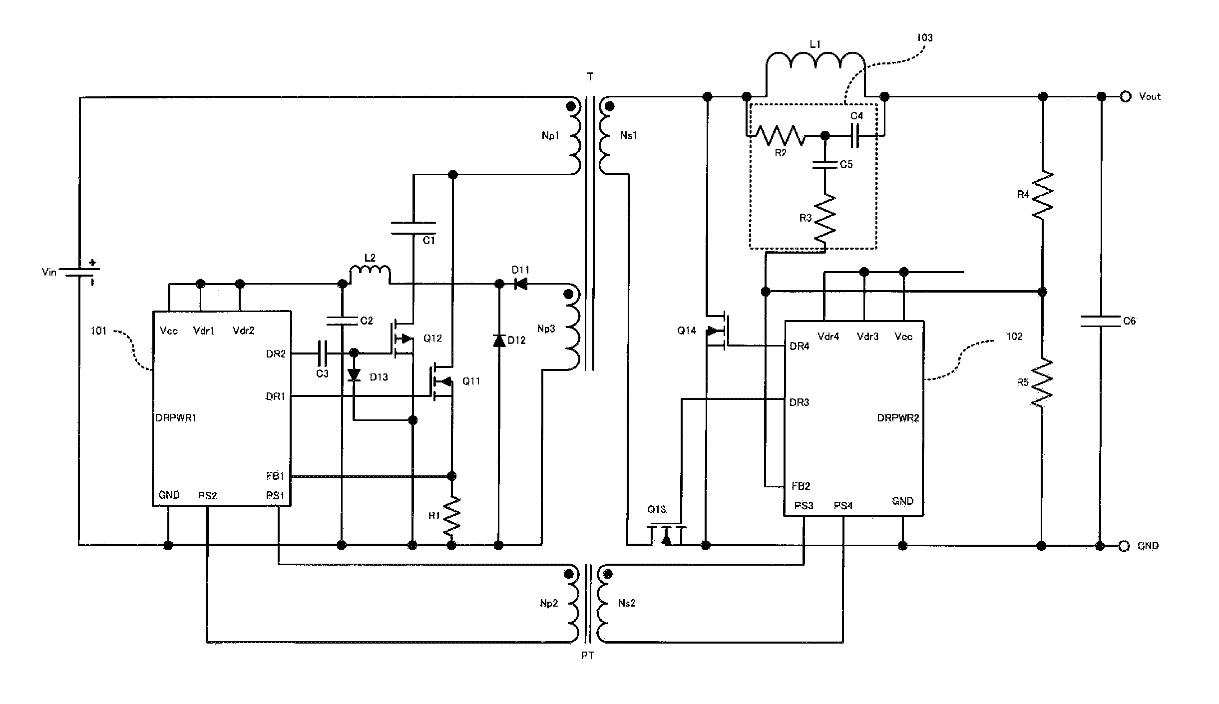 Isolated switching power supply apparatus