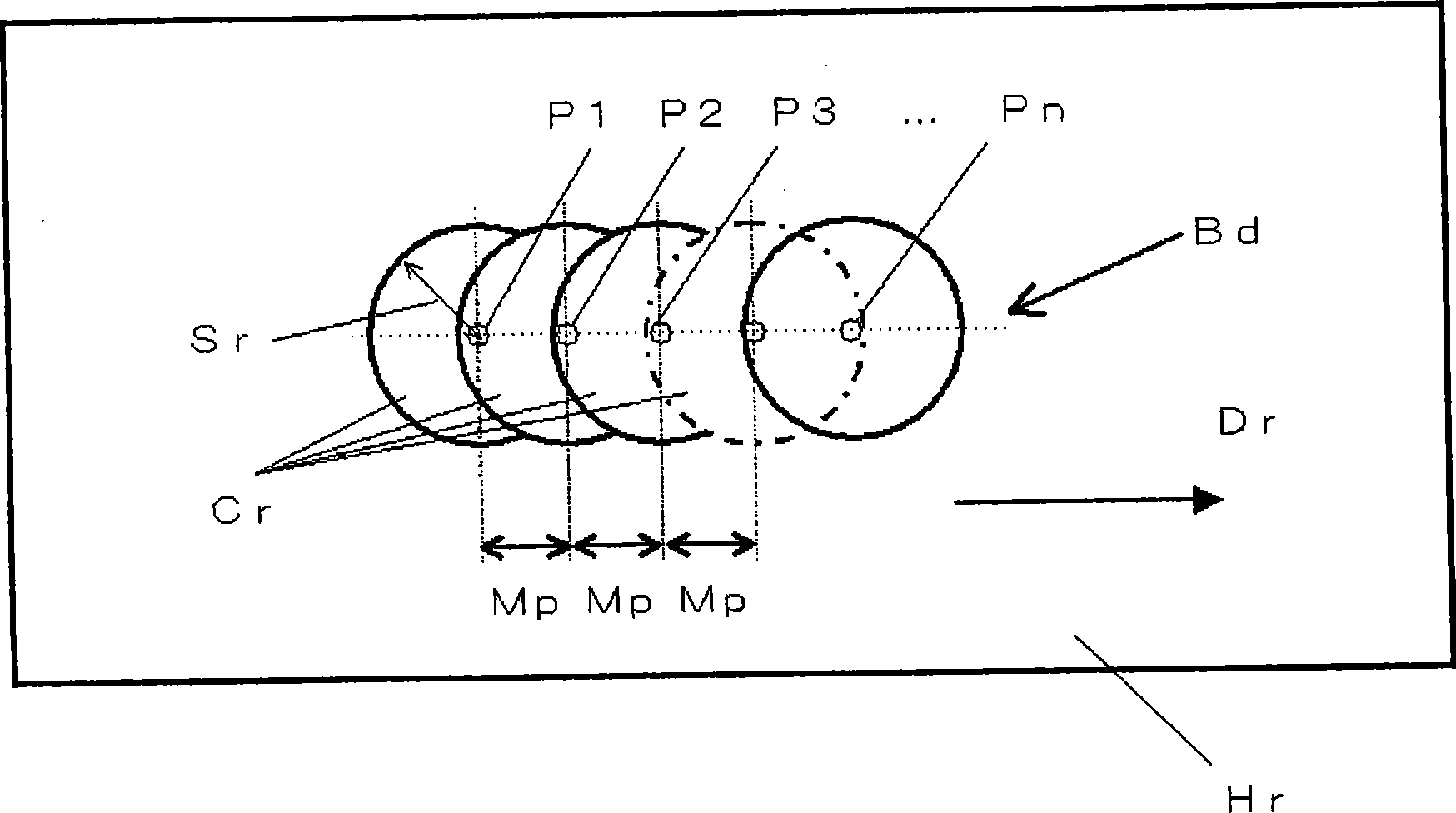 Stitch pulsation welding device