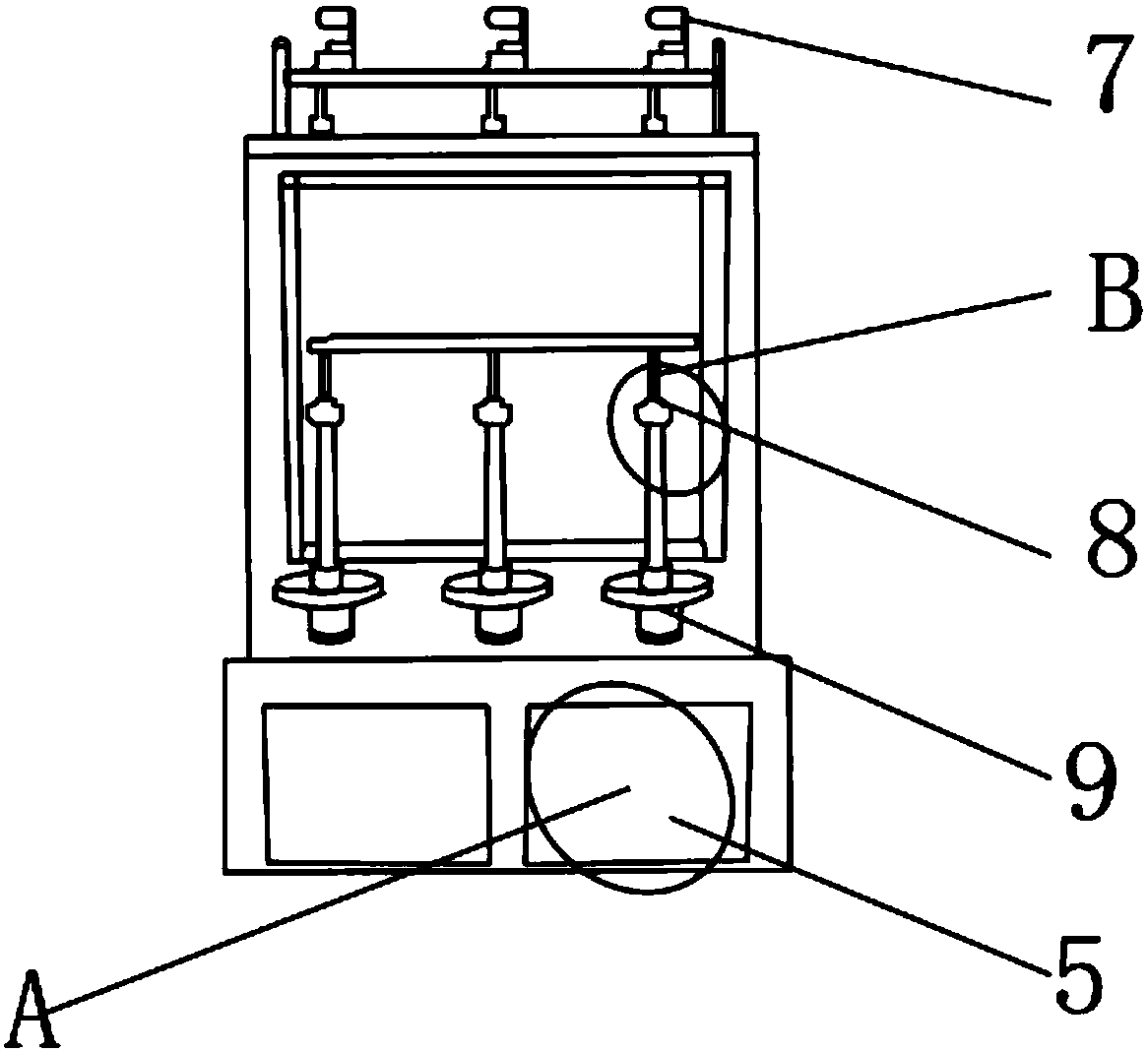 Twisting device for knitwear