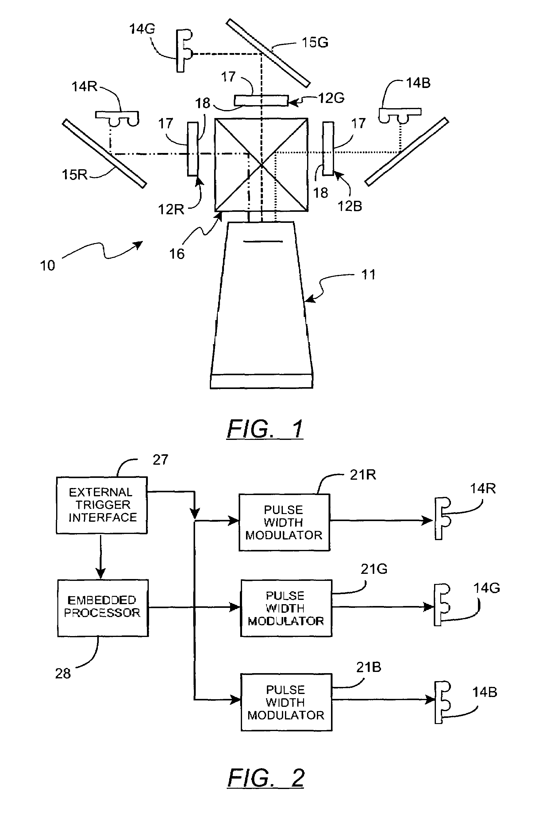 Liquid crystal display projector