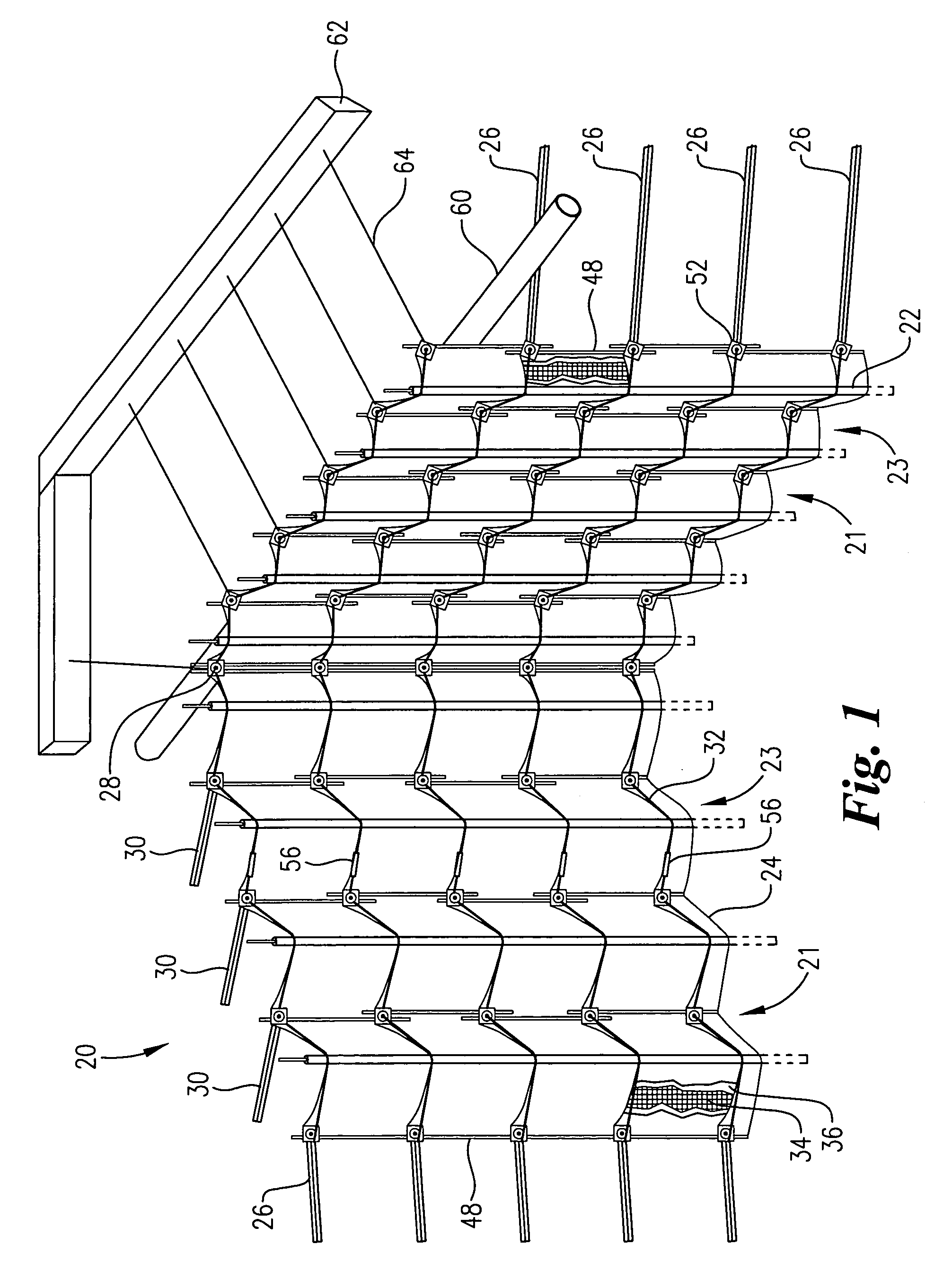 Arched soil nail wall