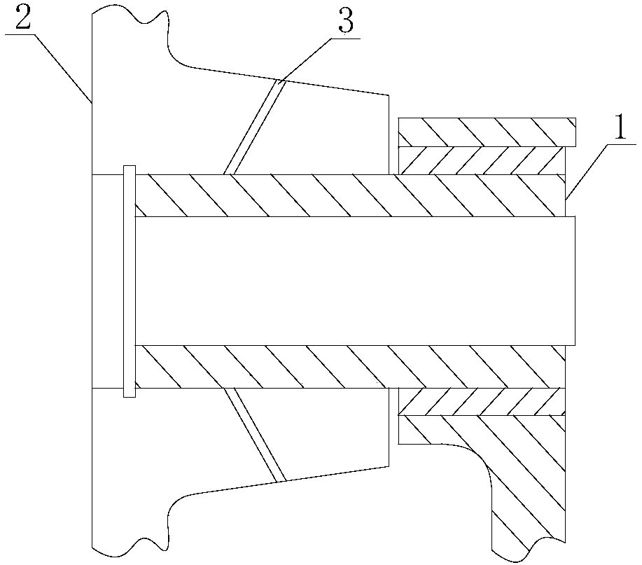 Piston pin boss for diesel engine