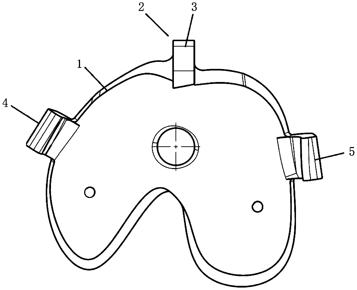 Osteotomy navigation device for total knee arthroplasty