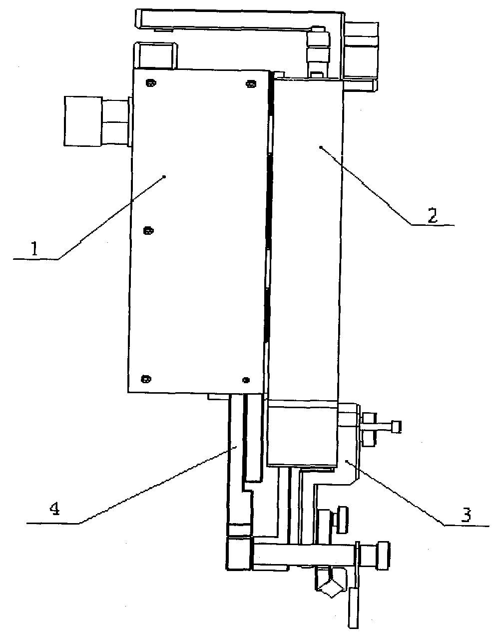 Printing pressure control device of battery plate printer