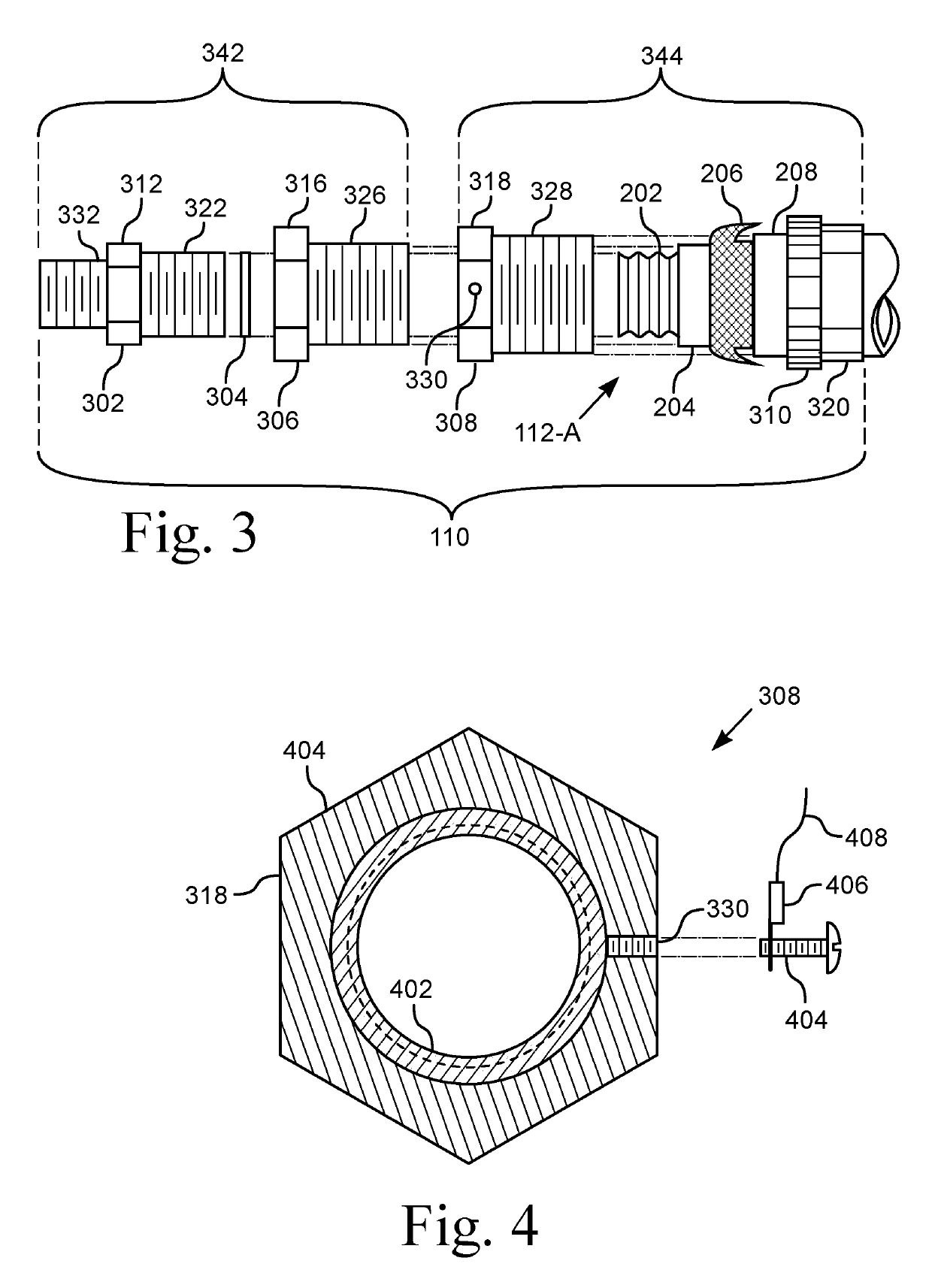 Lightning resistant gas tubing system