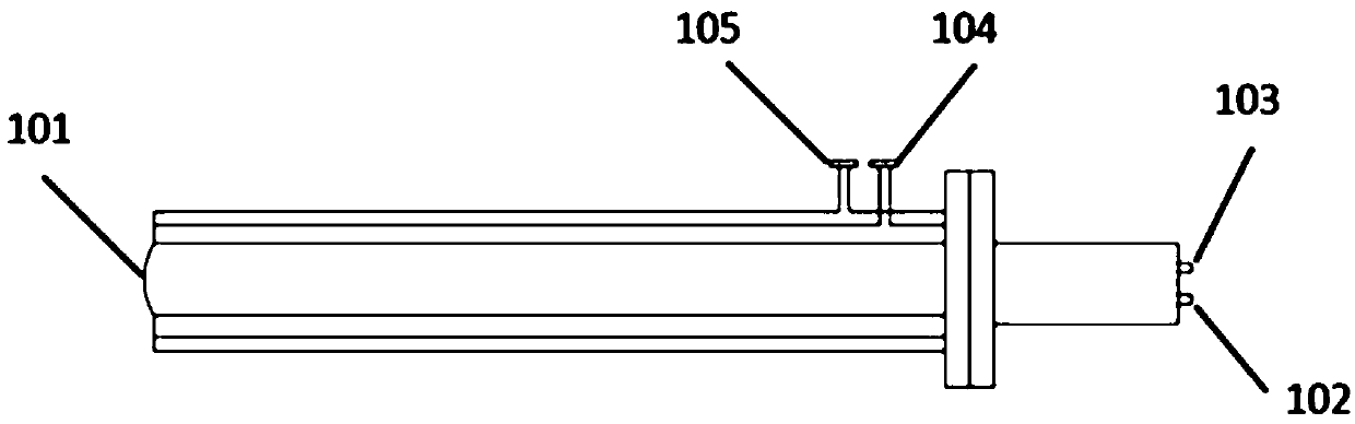 Internal peep monitoring system applied to high-temperature and high-pressure environment