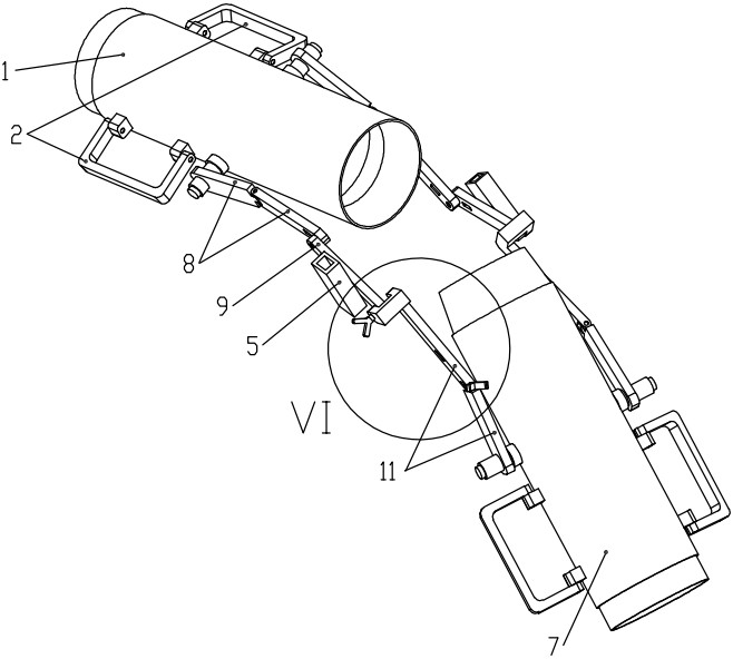 Universal quick connecting and disconnecting connector device for large pipeline