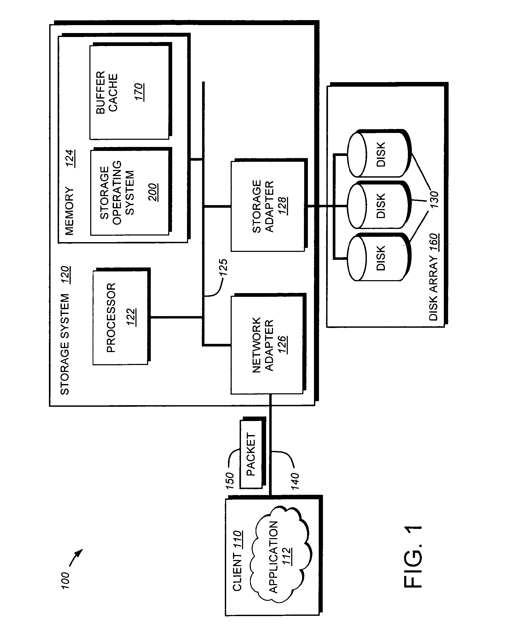 System and method for maintaining mappings from data containers to their parent directories