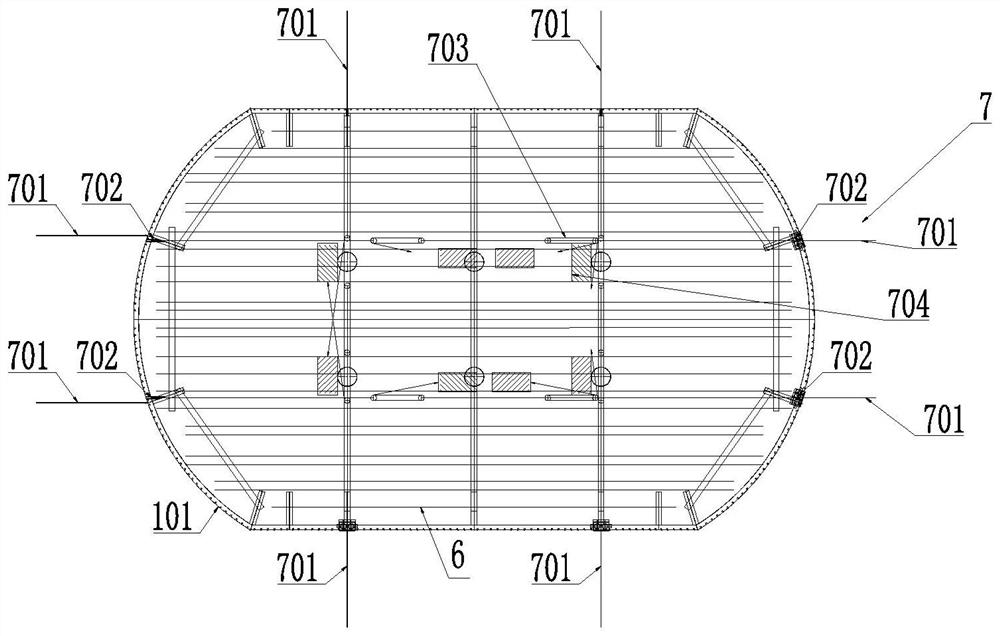 A construction method for deep-water rock-socketed foundation with high drop