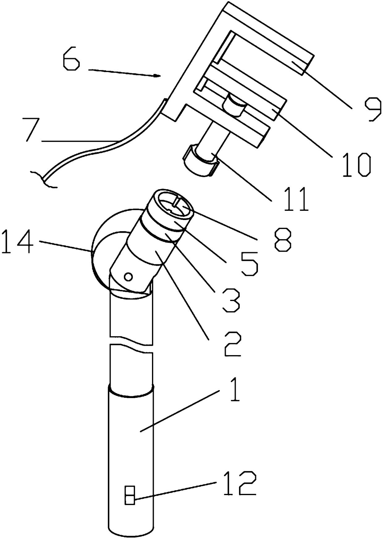 Fast dismounting ground wire