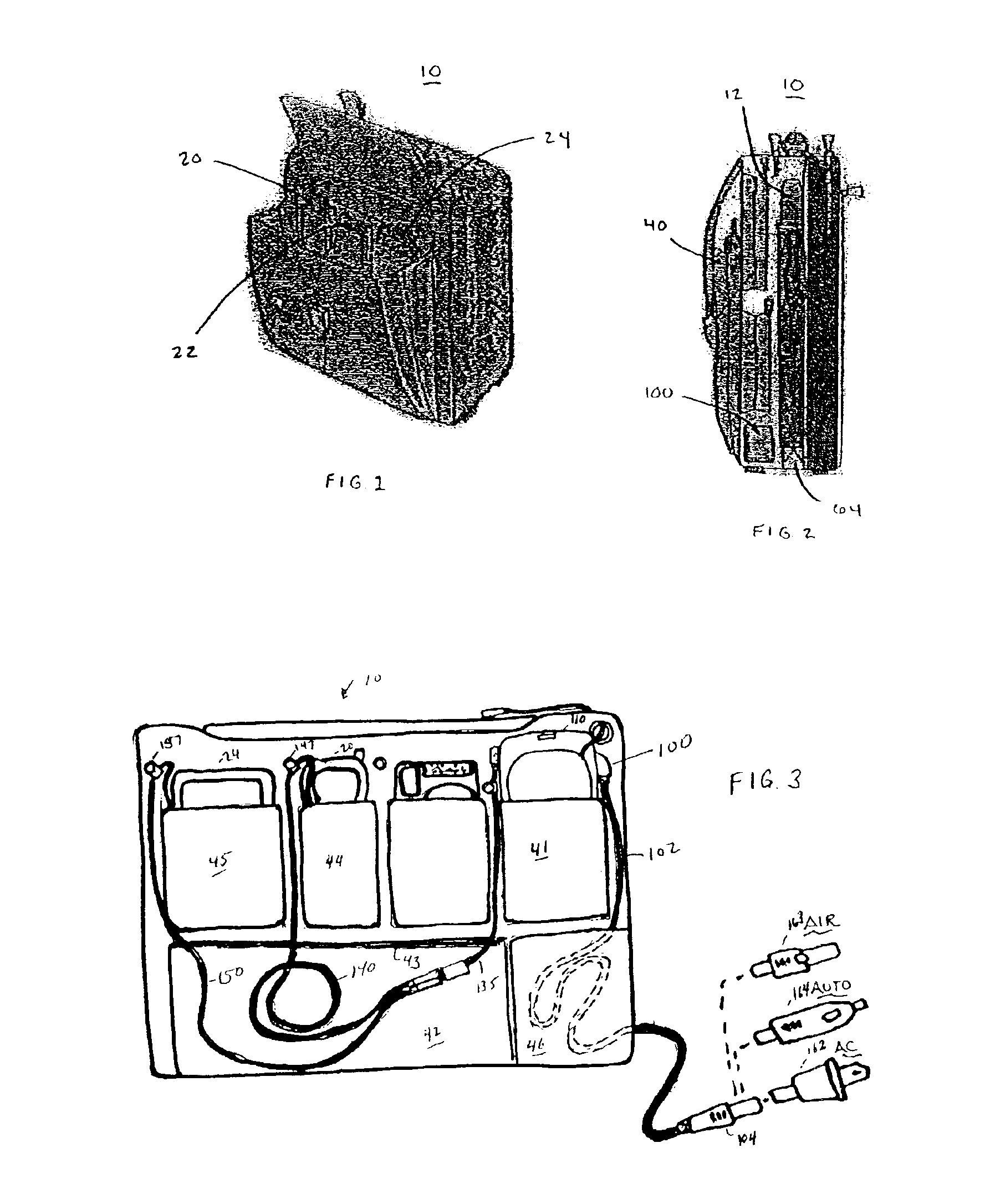 Universal multiple device power adapter and carry case