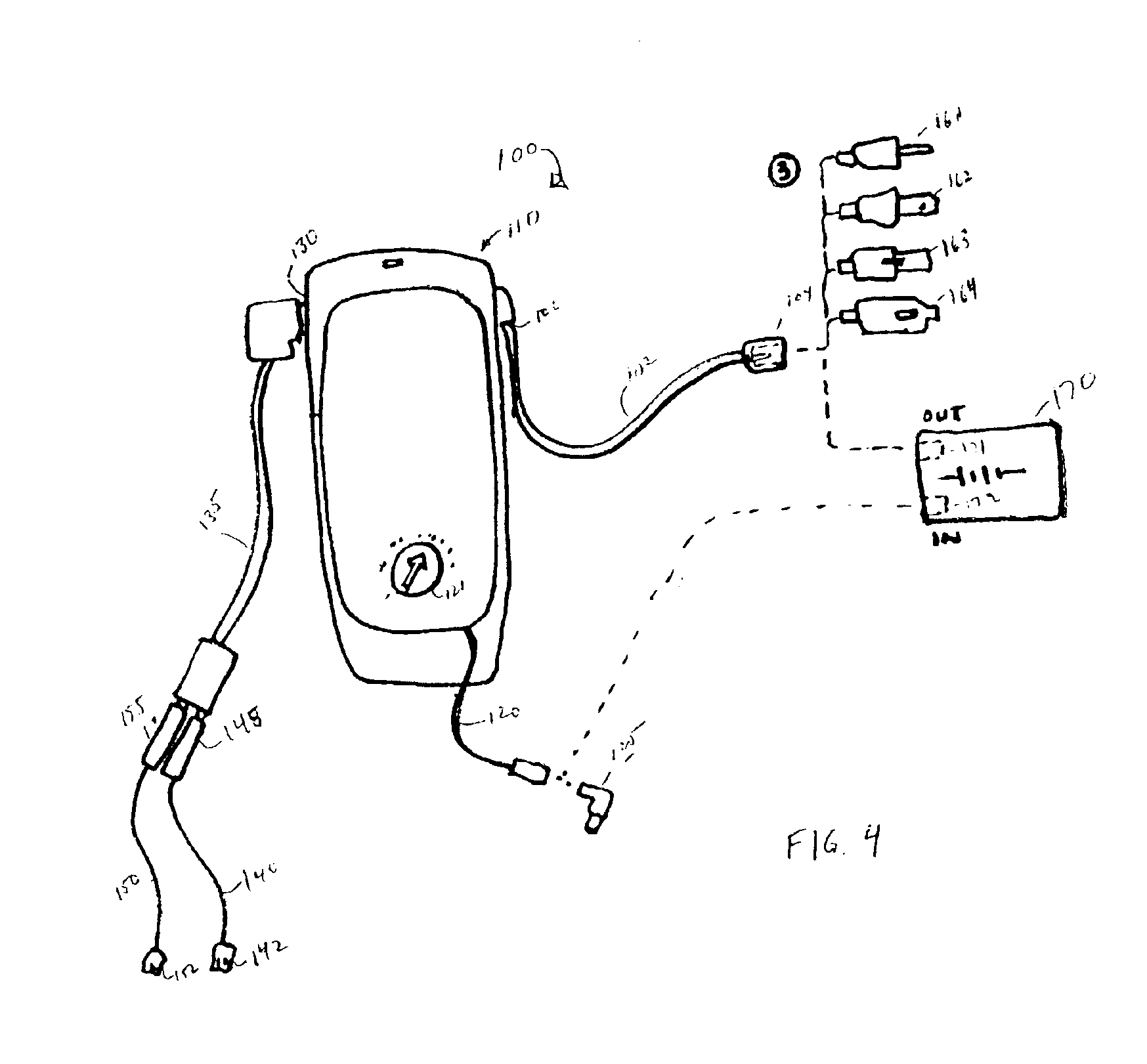 Universal multiple device power adapter and carry case