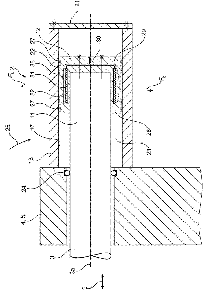 Closing unit of an injection-molding machine, said injection-molding machine having columns