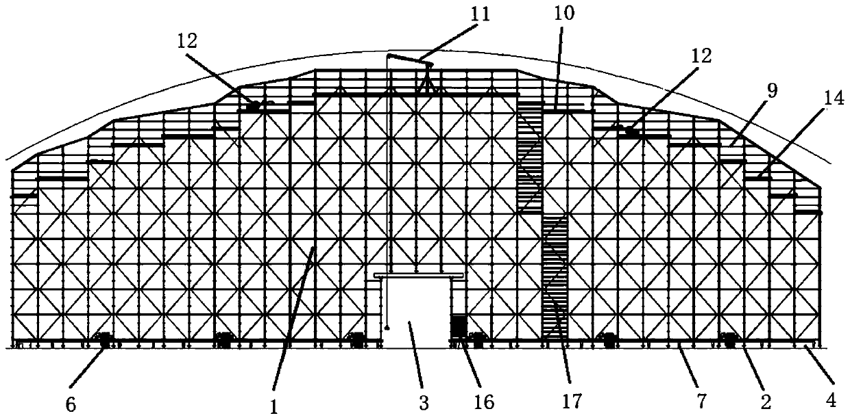 Ultra-large self-propelled tunnel multifunctional operation platform and construction method of tunnel steel bar waterproof plate