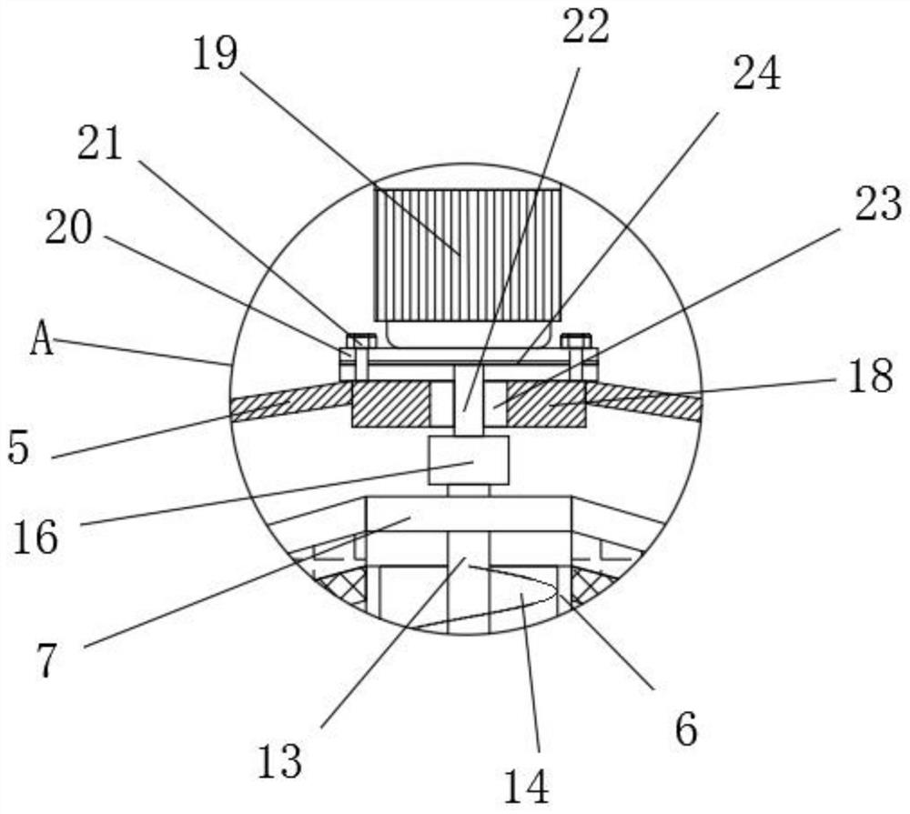 Garbage wastewater treatment device with self-cleaning function