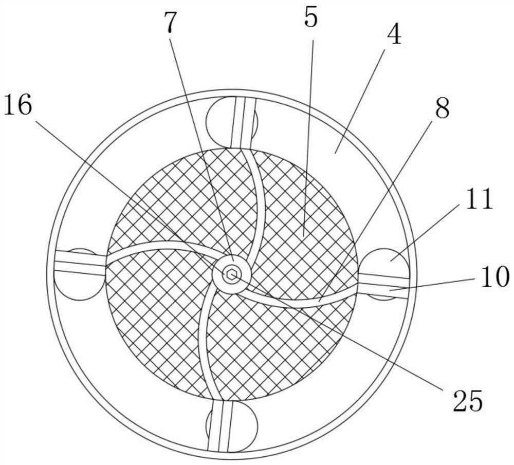 Garbage wastewater treatment device with self-cleaning function