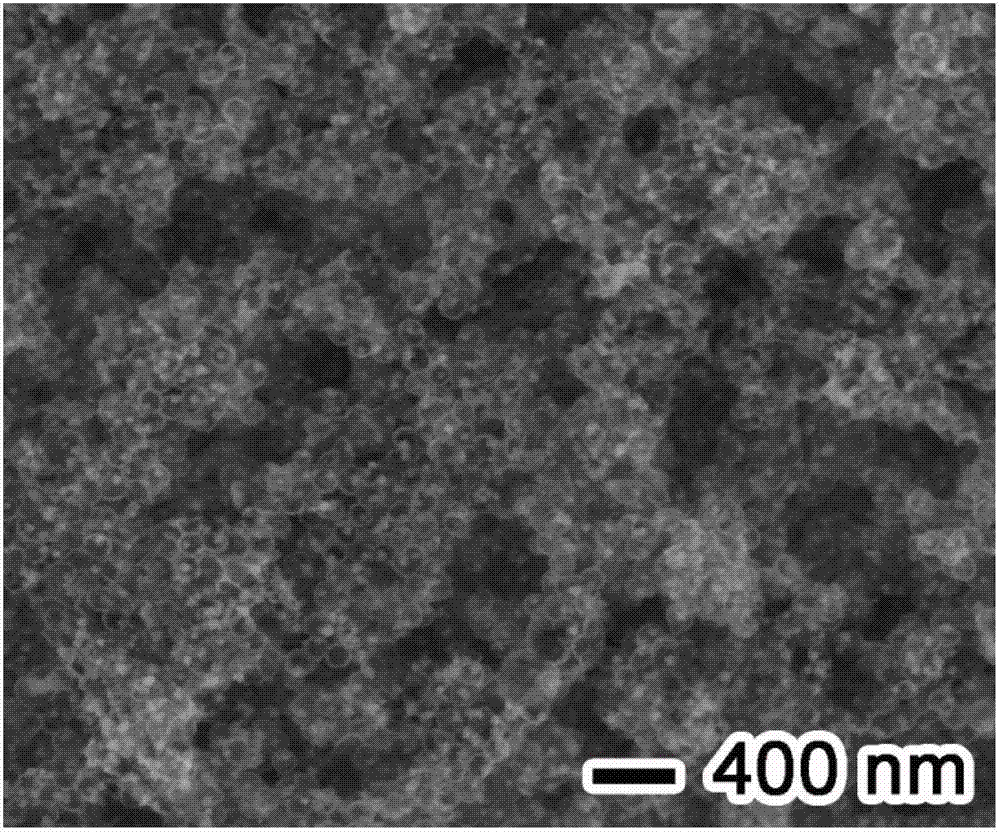 Preparation method of iron trioxide/carbon yolk-eggshell nano-composite structure