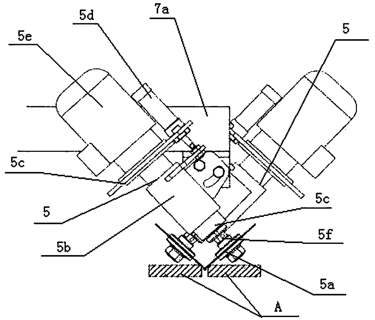 Cutting chamfering machine