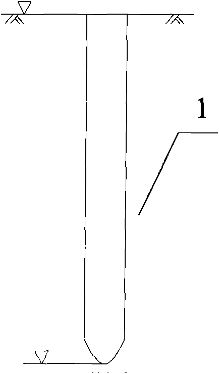 Bottom-grouting-enlarged small-diameter prestressed tubular pile composite foundation construction method