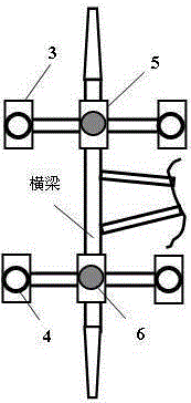 Rigidity and flexibility combined pantograph slide plate device