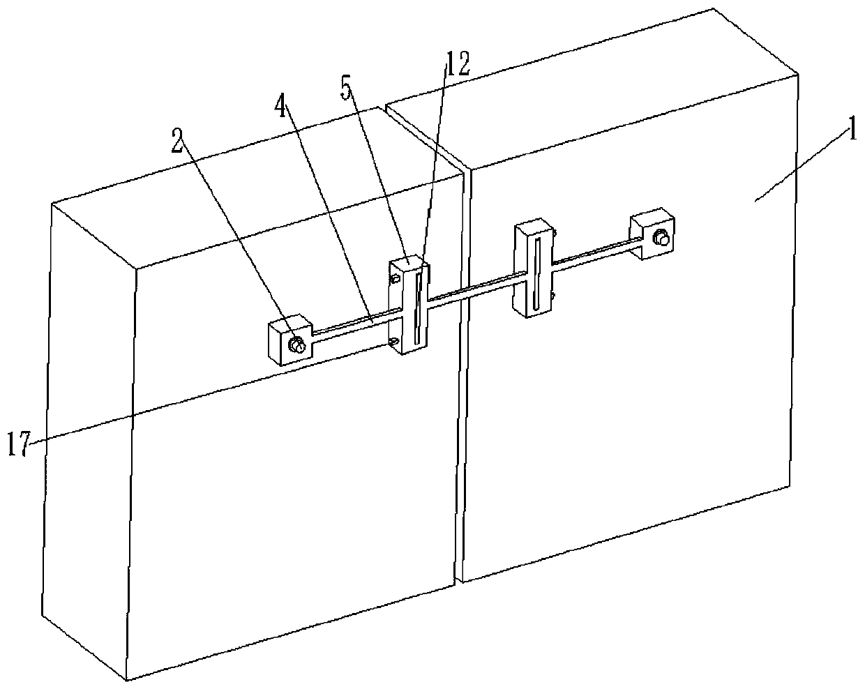 Vertical post-cast strip plugging measure