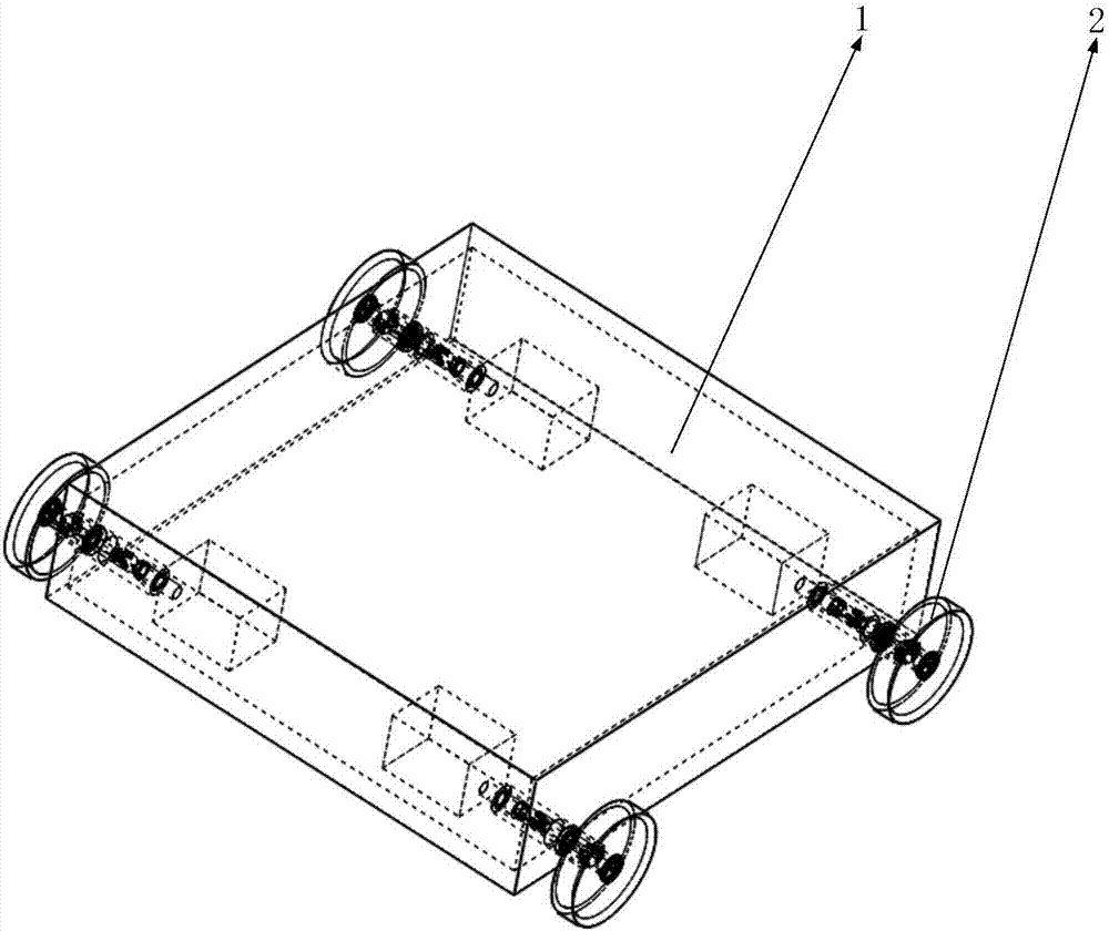 Transporting robot based on universal joints