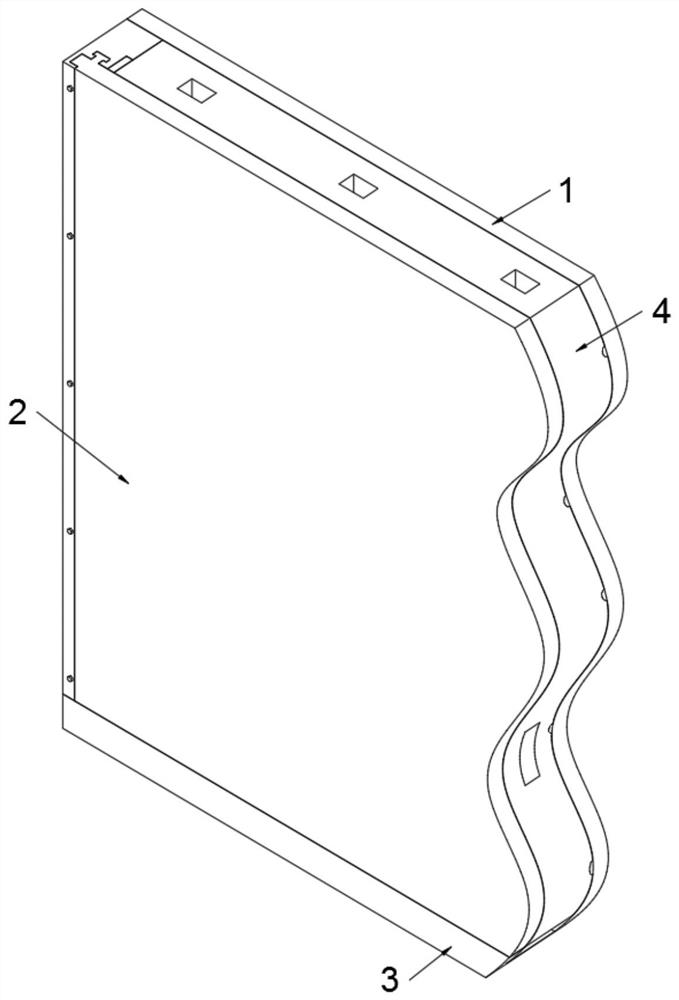 Energy-saving and environment-friendly wall cold bridge breaking installation structure for constructional engineering