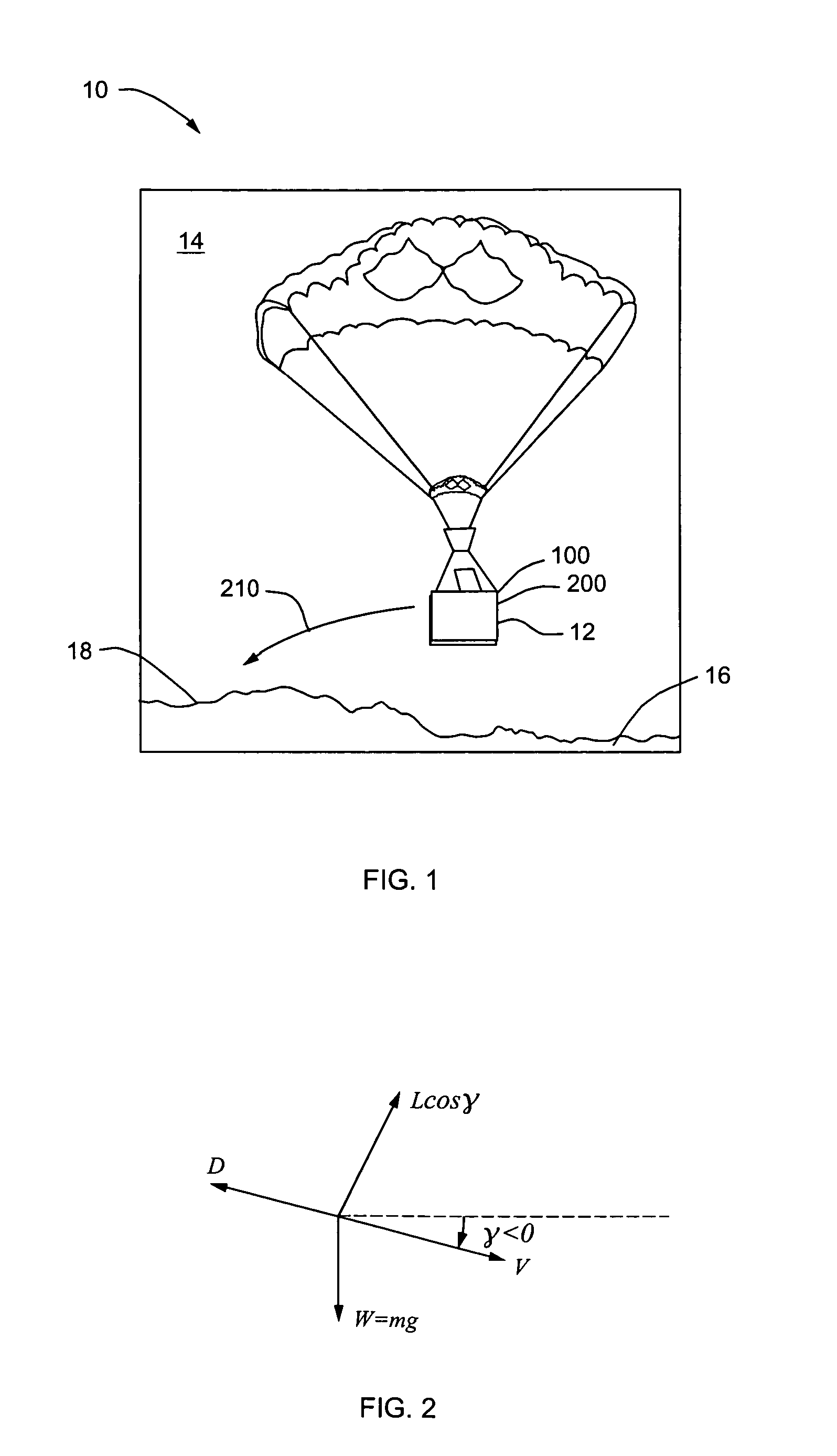 Method and apparatuses for controlling high wing loaded parafoils