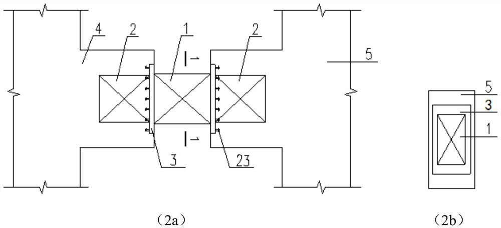 Buckling-restrained energy dissipation support