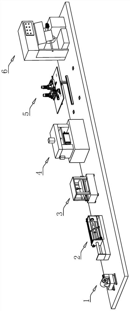 Special-shaped pipe fitting production line and production process thereof