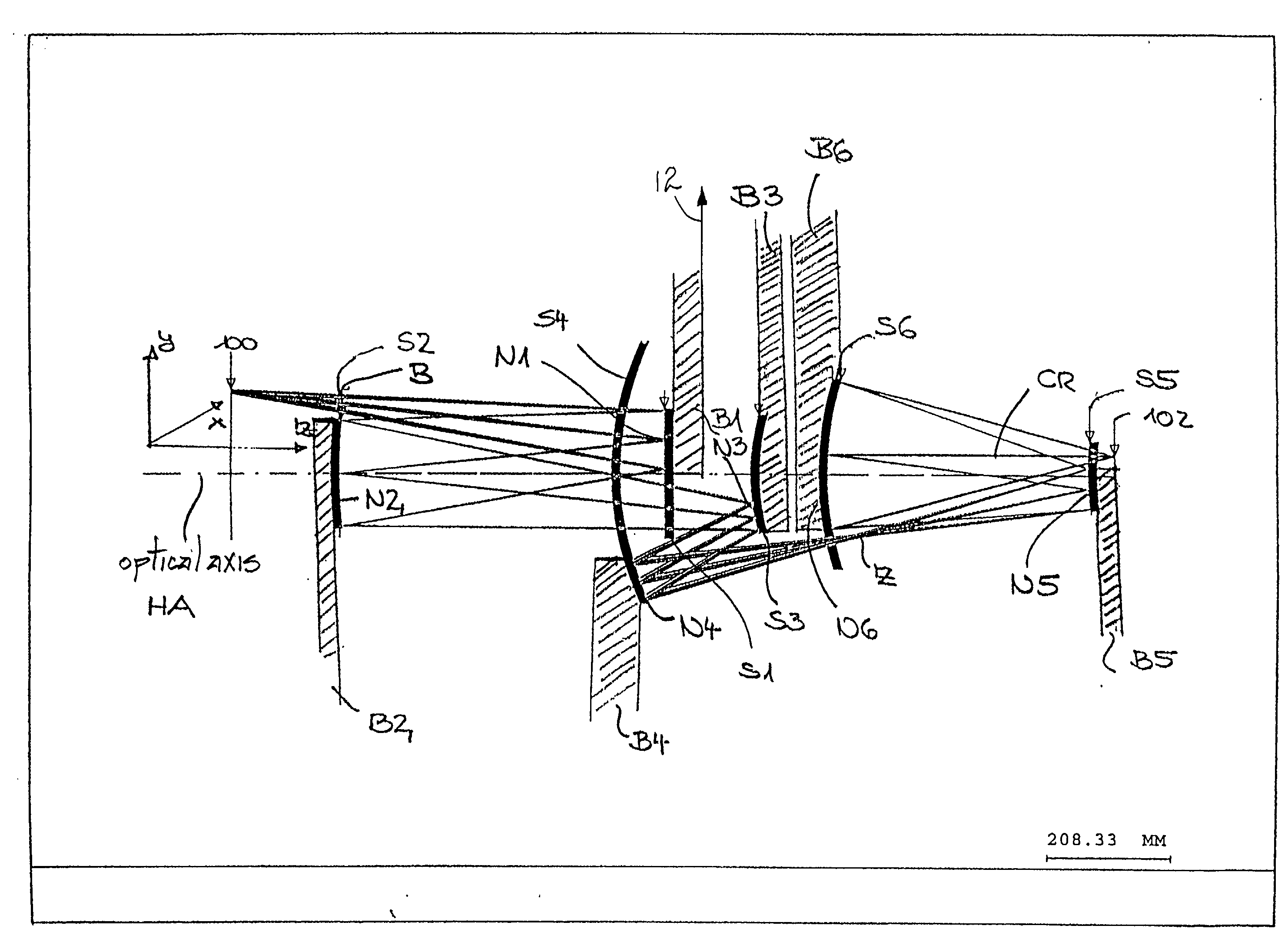 6-mirror microlithography projection objective