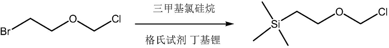 Synthetic method of 2-(trimethylsilyl)ethoxymethyl chloride