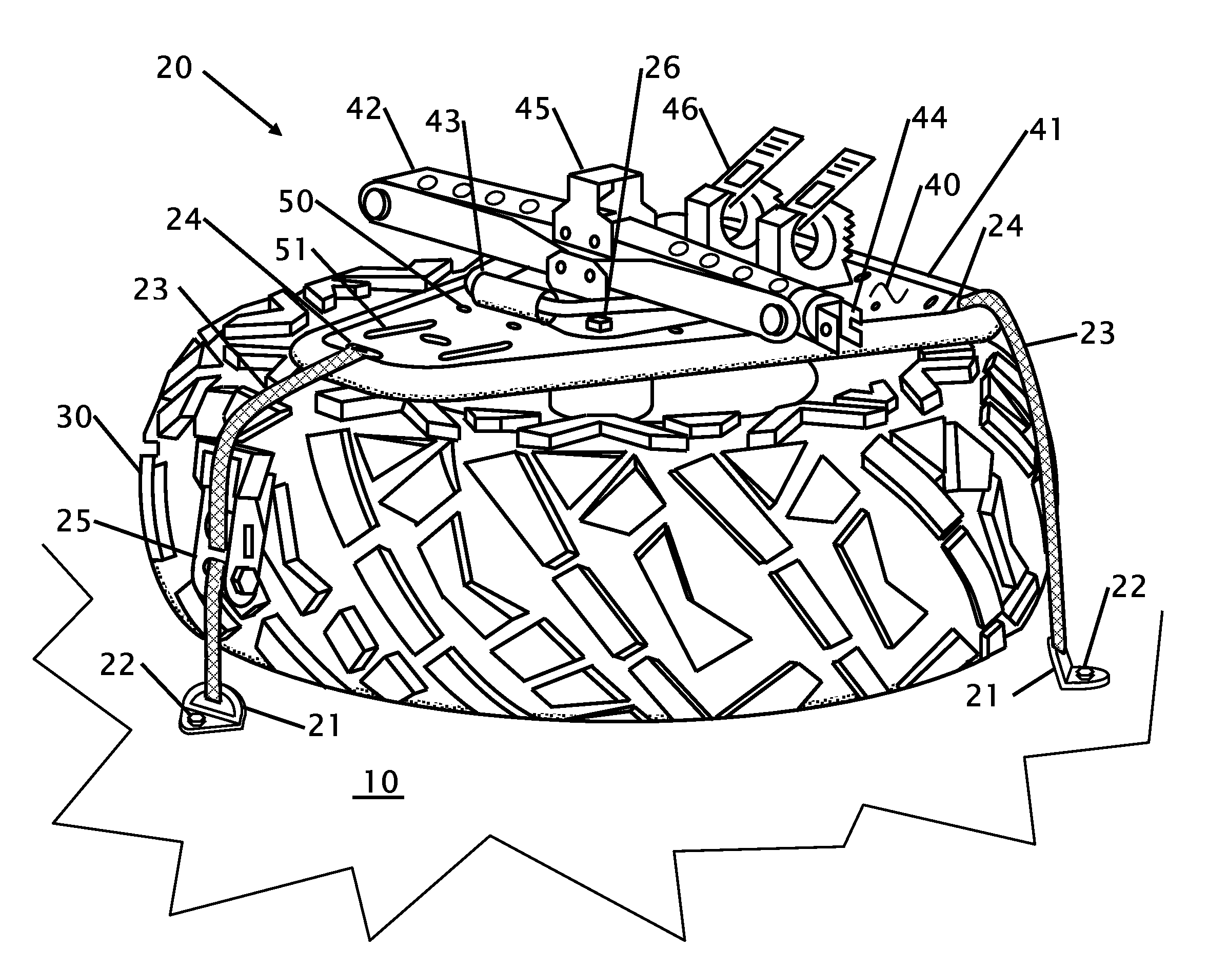 Universal spare tire and accessory mount