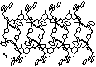 pH fluorescent sensor based on cadmium complex and preparation method thereof