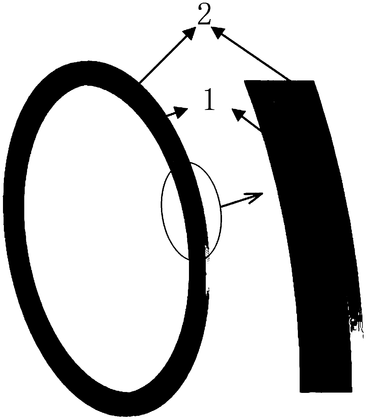 Welding manufacturing method of electron beam sleeved with large diameter T-shaped ring