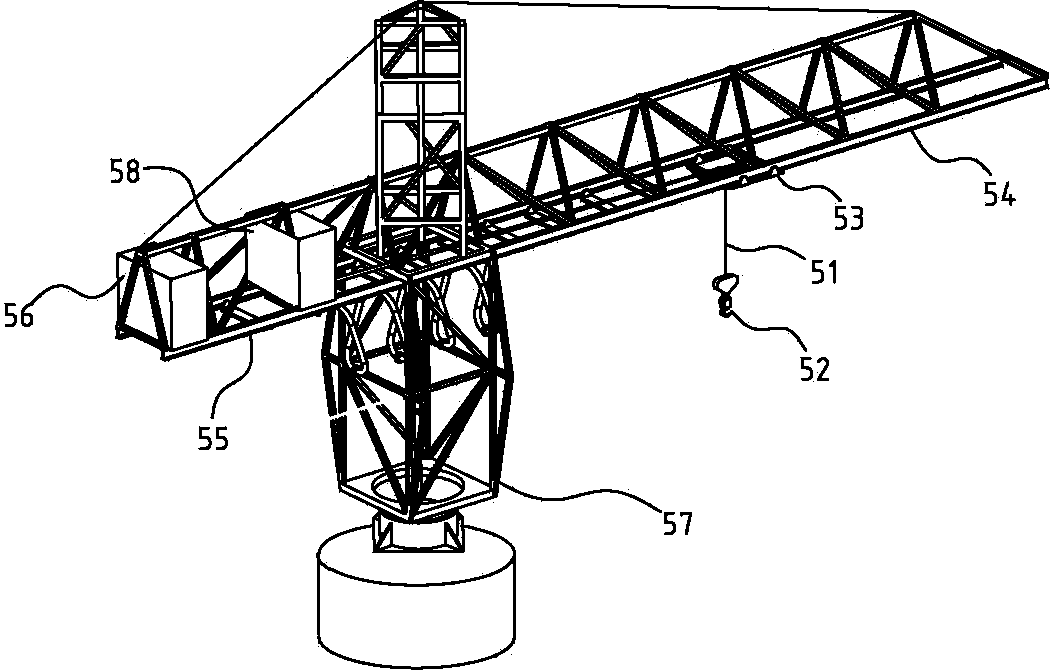 Field installation method for vertical-shaft wind-driven generator