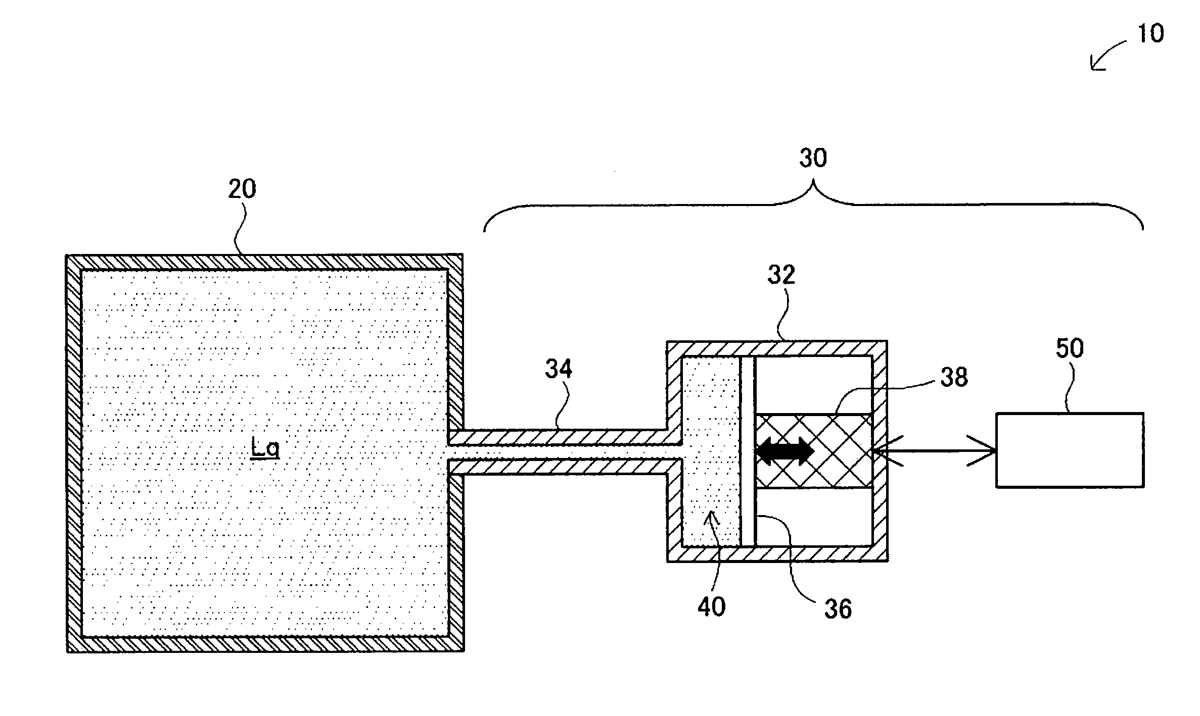 Pressure measurement device and liquid treatment device