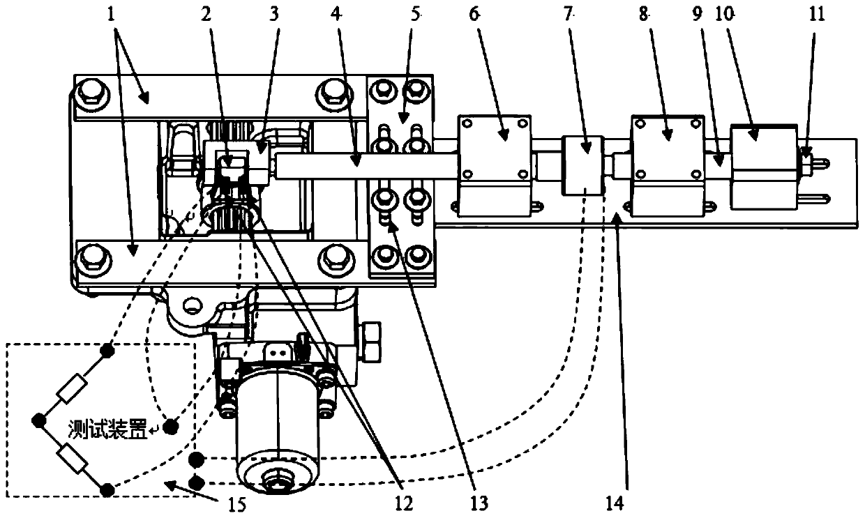 System and method for testing shifting force at shifting block in working state of a transmission