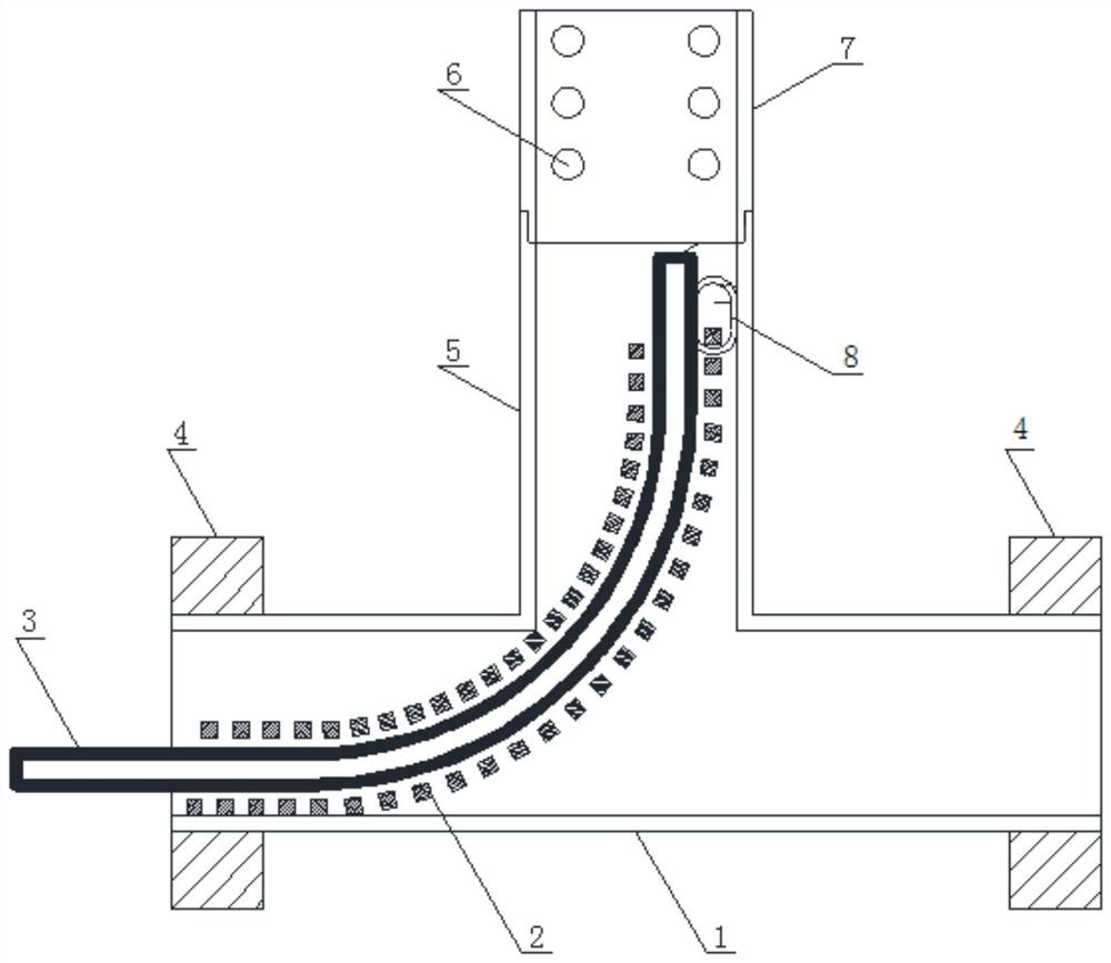 Beam tube sampling head protection device