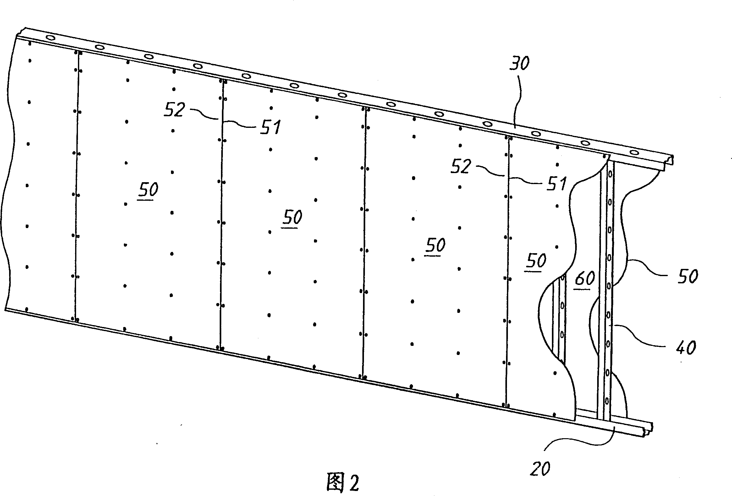 Wall member and method for construction thereof