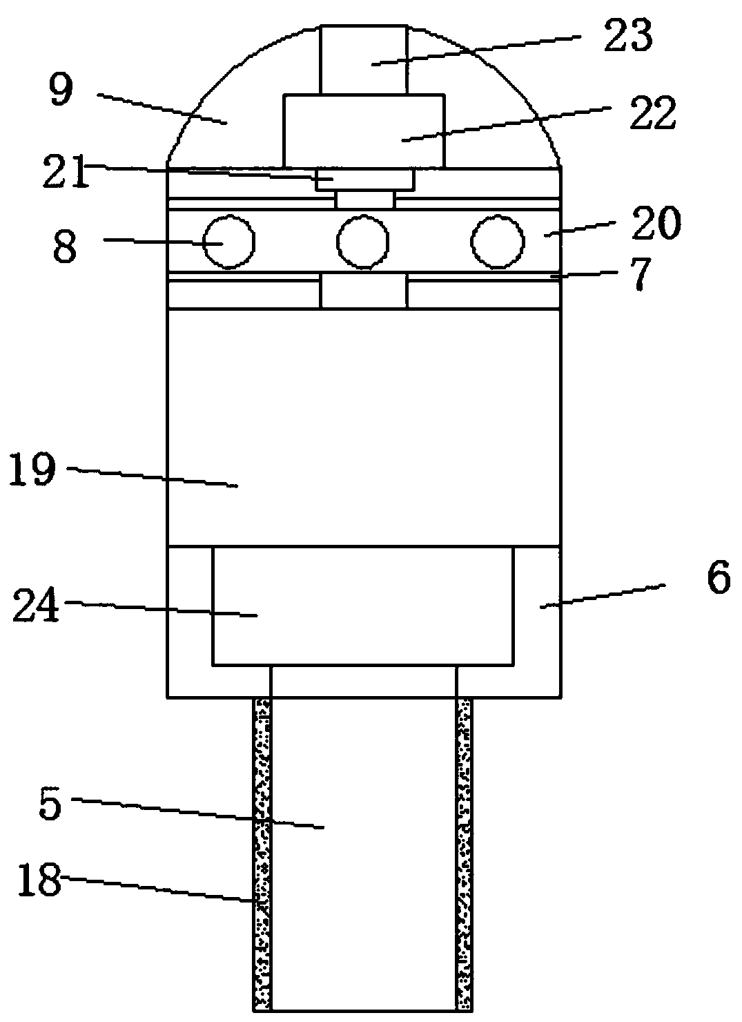 Gastroenterological endoscope drug delivery device